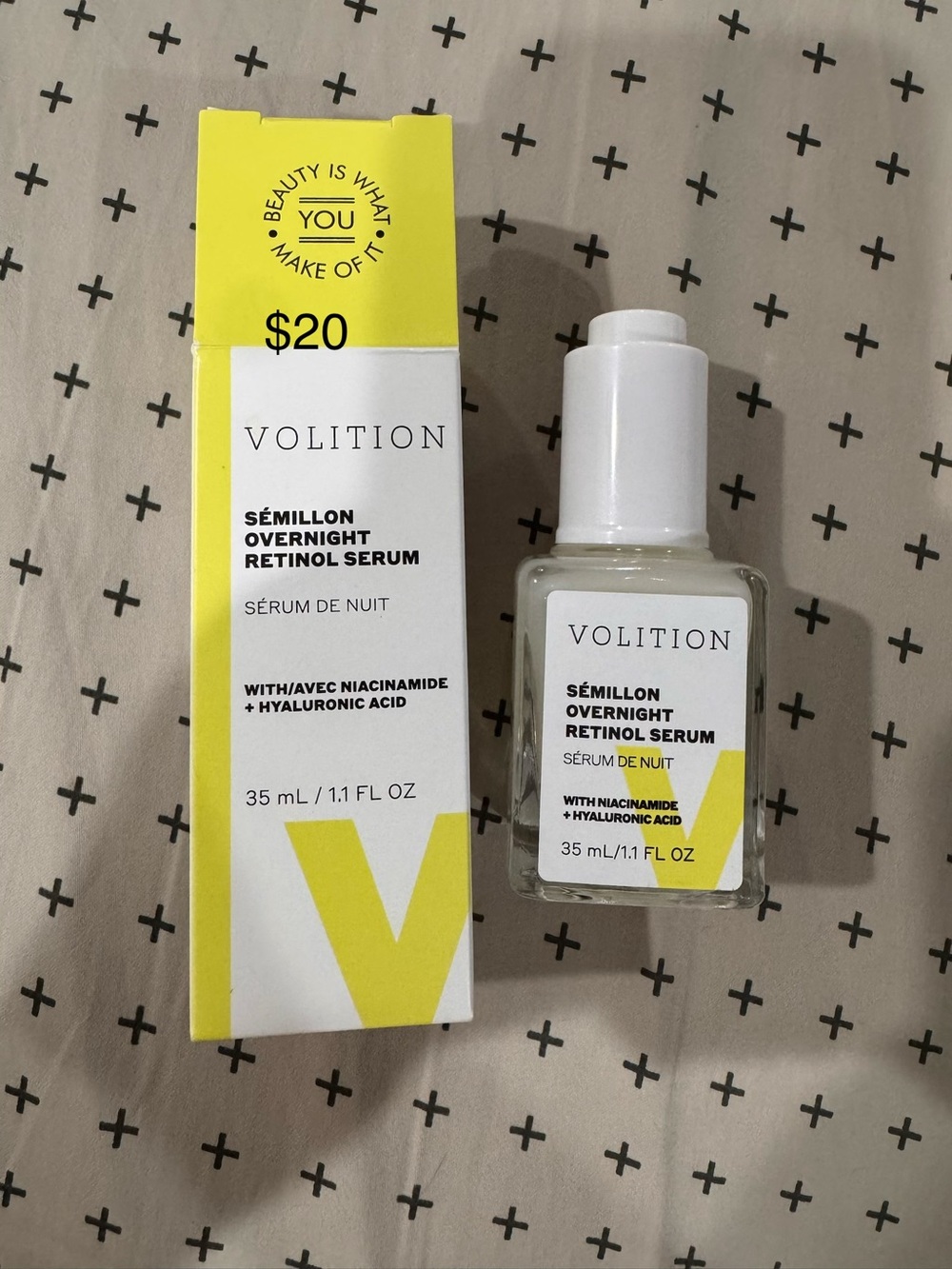 Volition Sémillon Overnight Retinol Serum - Yellow